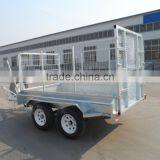 9'x5' Hydraulic Galvanized Tandem Tipper Box Trailer thumbnail-4