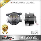 30W Universal Led Fog Light Headlamp High Power Offroad Jeep Wrangler Rubicon Work Led Driving Light thumbnail-2