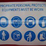 High Quality Custom Printing Safety Construction Plastic Sticker thumbnail-1