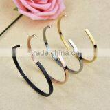 Wholesales Stainless Steel Adjustable Message Bangle Bracelet With High Quality thumbnail-3