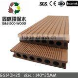 G&S Green and Eco-friendly Wood Plastic Composite Decking Flooring /wpc Decking Boards thumbnail-1