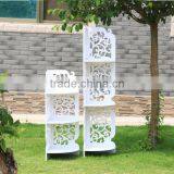 Durable and Elegant White Wooden Flower Pot Stand For Garden Decoration thumbnail-2