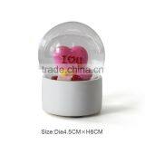 Small Custom Plastic Snow Globe thumbnail-3