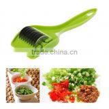 CY144 Stainless Steel Kitchen Accessories Gadgets Cooking Tools Blade Green Onion Chopper Slicer Garlic Coriander Cutter Chopper thumbnail-5