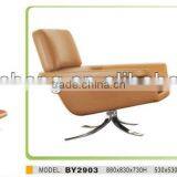Fashion Modern Leather Lounge Chair/ Lounge Chair With Footrest thumbnail-1
