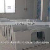 Custom Sized Glacier White Acrylic Solid Surface Table Top thumbnail-4