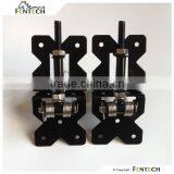 Made in China Fentech Adjustable Self-Closing Stainless Steel Black Gate Adjustable Hinge thumbnail-2