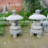 Handcarved Natural Stone Chinese Garden Stone Lanterns thumbnail-1