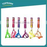 Wholesale Custom Color Plain Soft PU Leather Dog Leash Harness thumbnail-1