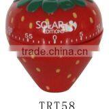 Plastic Strawberry Shape Mechanical Kitchen Timer/Countdown Timer thumbnail-1