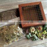 Wall-mounted Wooden Flower Pot Wooden Flower Box Outdoor Wall Deco thumbnail-6