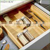 Expandable Bamboo Utensil Organizer/Utensil Tray/Homex_BSCI thumbnail-1