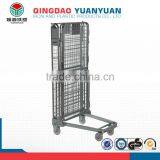 Stacking 4 Sided Logistics Container Pallet 4-Sided Nestable A-frame Roll Pallet Roll Cage Trolley thumbnail-3
