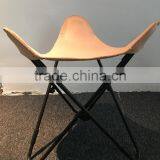 Leather Butterfly Chairs With Footstools thumbnail-6