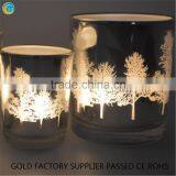 Elecplated Tree Shape Candle Jars thumbnail-1