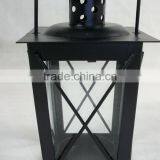 Antique Metal Lantern With Led Candle Outdoor Decorative Metal Latnern thumbnail-5