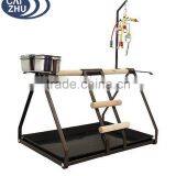 TABLETOP PARROT PLAY STAND WITH TOY HANGER AND FEEDER thumbnail-1