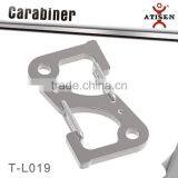 Pretty Cheap Gift Stainless Steel Lucky Alphabet Style Carabiner thumbnail-1