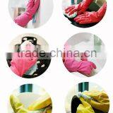 Hot Sale Rubber Gloves Pink Household Latex Gloves thumbnail-6