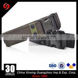 lightweight knitted ribbon tactical military army belt camouflage color double security buckle