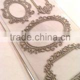 Self-Adhesive Classic Glitter Lace Foam Sticker, Elegant Decorative Shinny Glitter Sticker thumbnail-3