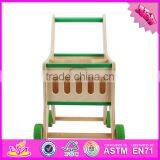 Funny Toys Toddlers Wooden Push Toy Shopping Cart W16E068-S thumbnail-5