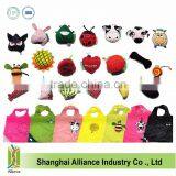 Reusable Polyester Foldable Shopping Bag With Sunflower Logo thumbnail-3
