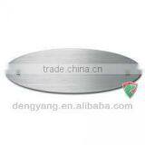 Oval Zum Anschrauben Brass Door Plate thumbnail-1