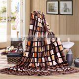 Latticed Pattern Warm Wool Blankets Fleece Blanket thumbnail-2