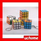 UCHOME Wholesale PVC And Metal Small Puzzle Magic Cube Keychain thumbnail-6