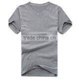 2016 New Men High-elastic Short Sleeve V Neck Tight Cotton t Shirt thumbnail-3