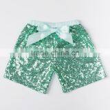 Wholesale Plain Baby Clothing Summer Girls Hot Shorts Elastic Waist Baby Sequin Shorts thumbnail-6
