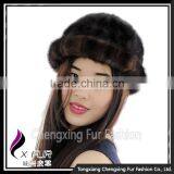 CX-C-197B Wholesale Price In Stock New Style Excellent Real Mink Fur Cap Hat thumbnail-3