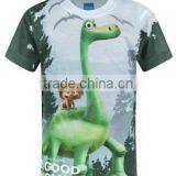 High Quality Cheap Promotional Fashion Custom Wholesale Kids Baby Children's Full Printed Boutique Short Sleeve Running t Shirt thumbnail-1