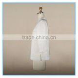 Woman Clothing Spring 2016 New Design Normal White Linen Cotton Blouse thumbnail-3
