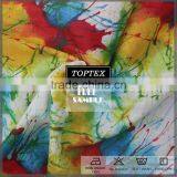 Brightly Colored 100 % Cotton Voile Printed Fabric for Dress thumbnail-4