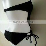 Lady Modern Black Crochet Swimsuit thumbnail-5