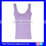 OEM wholesale factory price dry fit apparel summer sleeveless women shirt