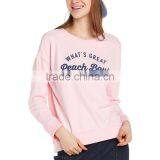 Comfort Pink Printed Jersey Sweatshirts