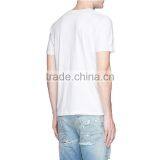 2017 Wholesale Summer Men's White T-shirt Fashion Prining Men's T-shirt Cotton Men's Clothing thumbnail-4