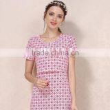 Summer Short Sleeve Nursing Clothes Floral Breastfeeding Clothing Cotton Maternity Mother Outdoor Tops thumbnail-1