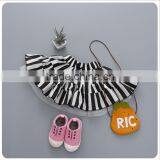 Black And White Stripes New Design Tutu Skirt Double Layers Daily Skirts thumbnail-3