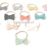 Baby Mini Bows Headbands Girl Headbands Wholsale Kids Cotton Headband thumbnail-6