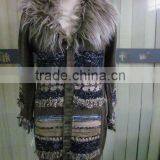 Winter Wool With Fur Neck Sweater thumbnail-1