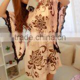 Sexy Satin Girls Pajamas Sleepwear Women thumbnail-5