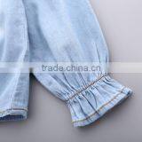 S33425W Girls Denim Jackets Coats Fashion Children Outwear Embroidery Sequins Children's Jacket thumbnail-4