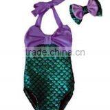 S64842A 2016 New Hot Baby Girls Kids the Little Mermaid Bikini Set thumbnail-3