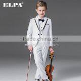 ELPA NXB0082 Designer 3 Piece Flower Boy White Wholesale Kids Suit thumbnail-2