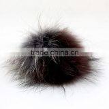 Myfur Manufacturing Wholesale Natural Raccoon Fur Customized Colour Pom Poms thumbnail-3