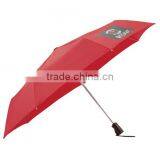 44" Totes 3 Section Auto Open/Close Folding Umbrella - Opens and Closes With the Press of a Button and Comes With Your Logo thumbnail-5